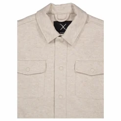 Dean Bonded Overshirt Soft Sand Melange