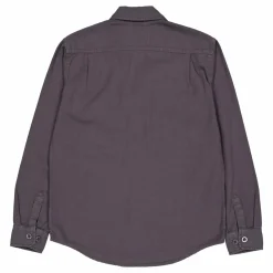 Dyed Canvas Skyler Shirt 9325 Charcoal Grey