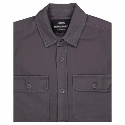 Dyed Canvas Skyler Shirt 9325 Charcoal Grey