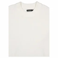 Eddy Cotton Wool Crew Neck White