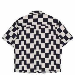 Ellis Stack Bridge Print Shirt Black