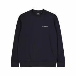 Embroidered Crew Neck Sweatshi X087 Saddle