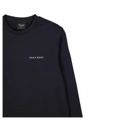 Embroidered Crew Neck Sweatshi X087 Saddle