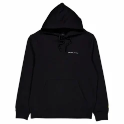 Embroidered Hoodie Z893 Jet Black/ White