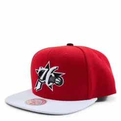 76ers Cardinal 2 Tone snapback