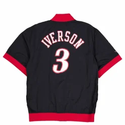 76ers Off Court Ss Name & Numb Black