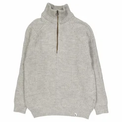 Ford Zip Neck Lt Grey