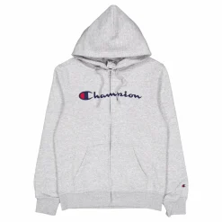 Full Zip Hoodie Sweatshirt New Oxford Grey Melange