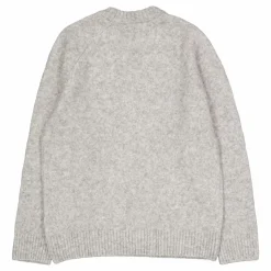 Gilbert Roundneck Knit Light Grey Melange