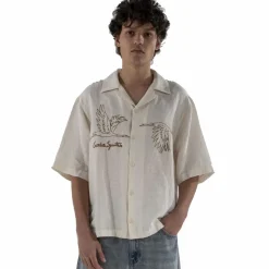 Goose Cotton Linen Lyocell Shirt Ecru