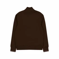 Half Zip Sweatshirt Q21 Burnt Tobacco