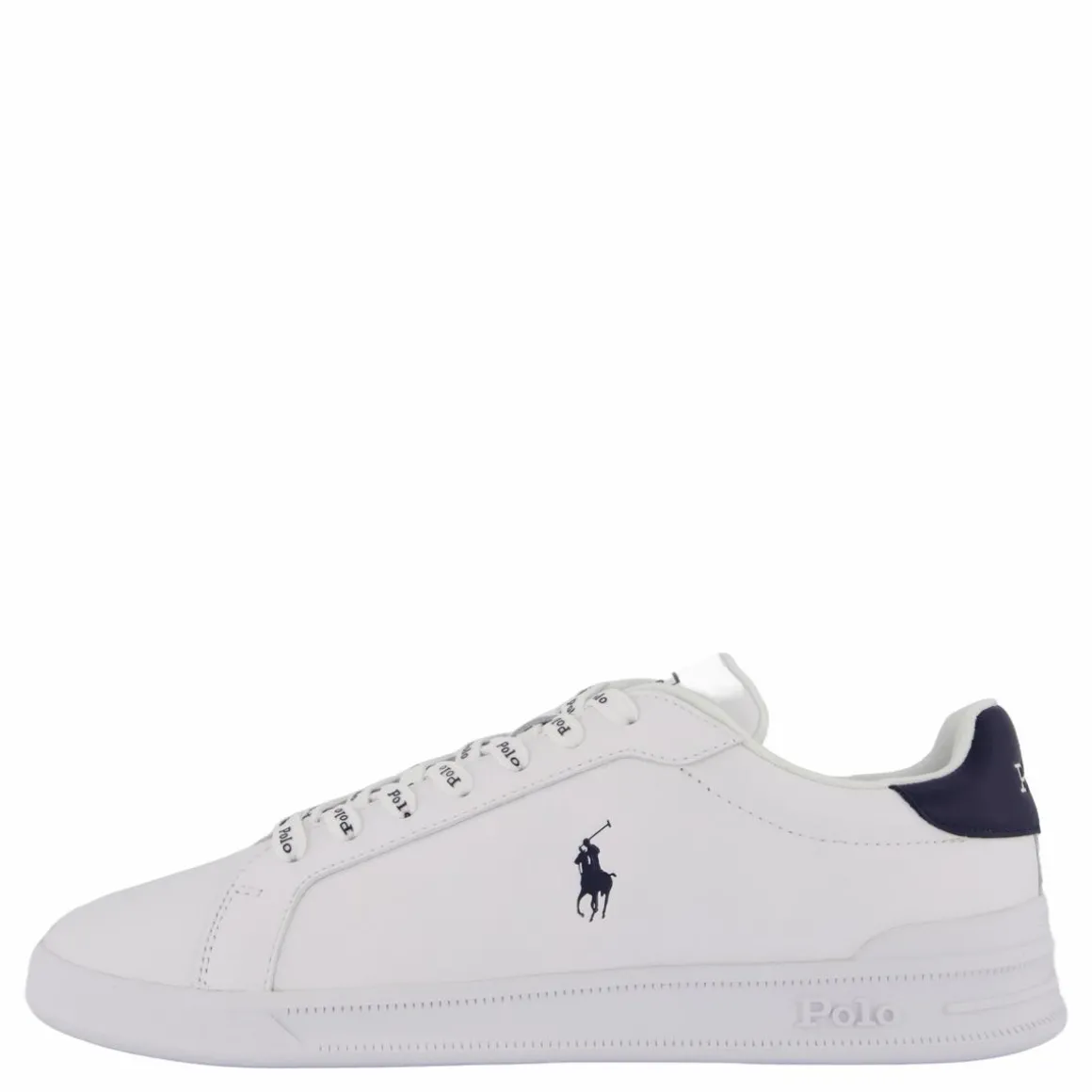 Heritage Court II Leather Sneaker White / Newport Navy PP