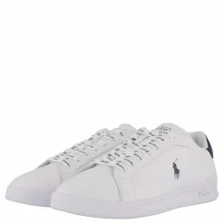Heritage Court II Leather Sneaker White / Newport Navy PP