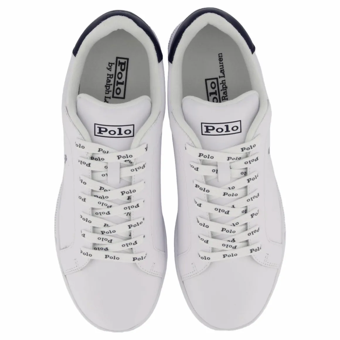 Heritage Court II Leather Sneaker White / Newport Navy PP