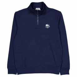 High Neck Zip-up Print Sweatsh 166 Midnight Blue