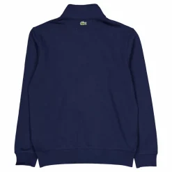 High Neck Zip-up Print Sweatsh 166 Midnight Blue
