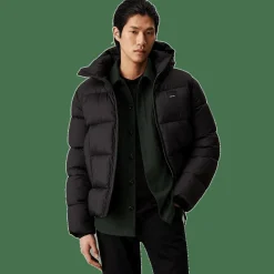 Hooded Quilt Puffer Mw Beh Ck Black