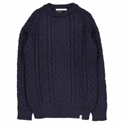 Hudson Aran Jumper Navy