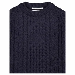 Hudson Aran Jumper Navy