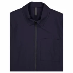 Jake Zipped Overshirt Jl Navy