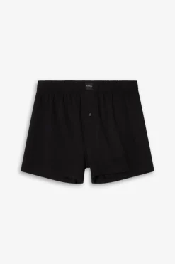 Jersey Boxer Shorts 2-pack Black