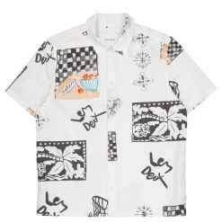 Kamar Aop Ss Shirt Light Ivory
