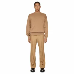 Kino Merino Crew Tiger Brown Melange