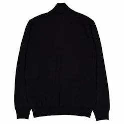 Kiyan Merino Quarter Zip Black