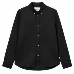 Konrad Oxford Shirt - Seasonal Black