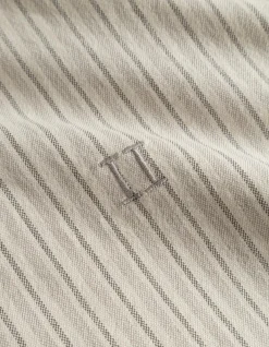 Konrad Stripe Oxford Shirt Light Ivory/light Desert Sand