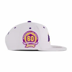 Lakers White Team Color Snapback