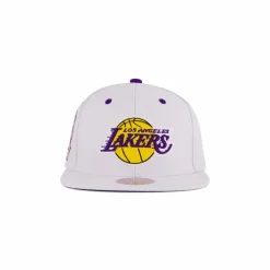 Lakers White Team Color Snapback