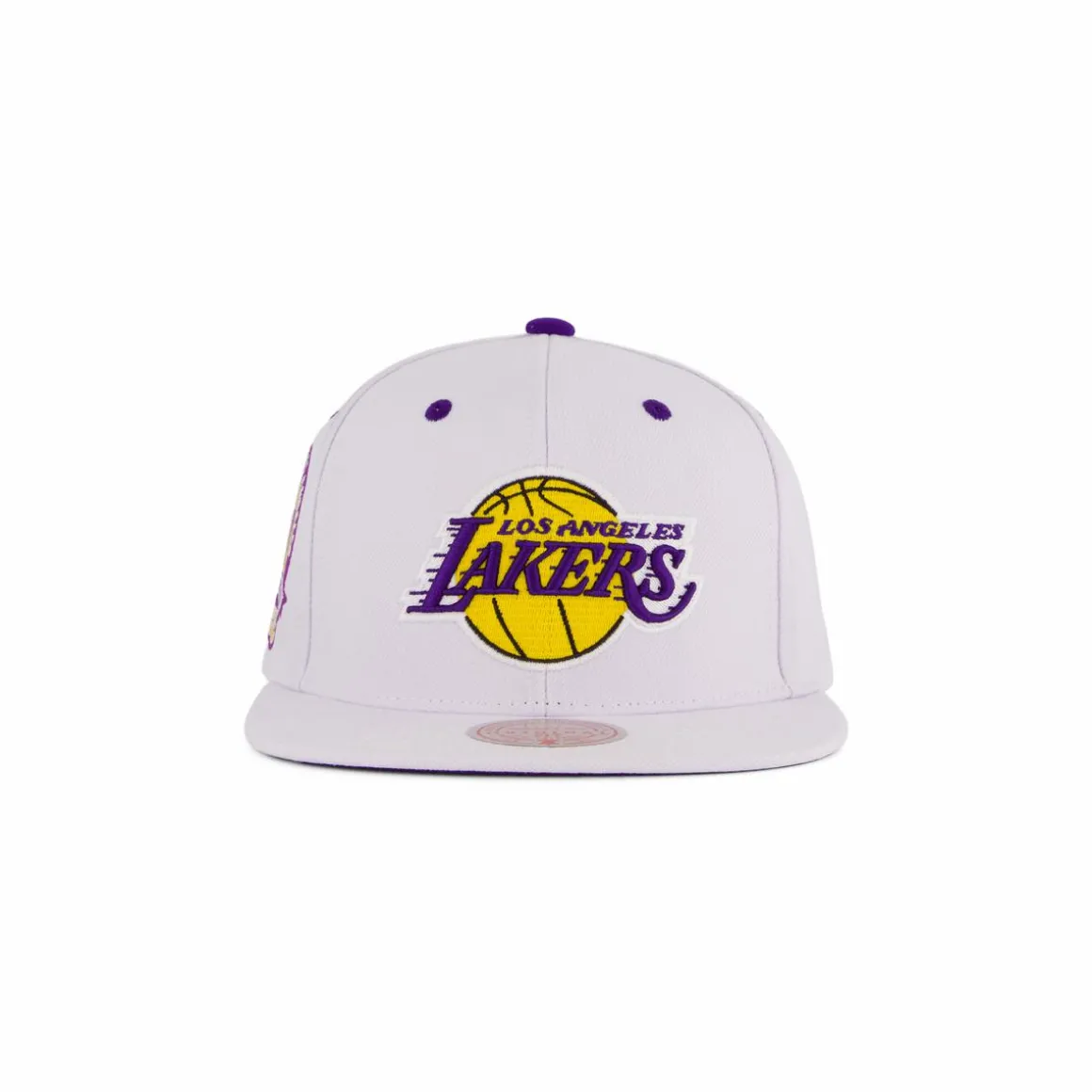 Lakers White Team Color Snapback