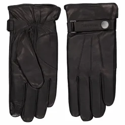 Leather Rivet Gloves Beh Ck Black
