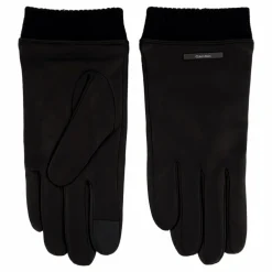 Leather Warm Lined Gloves Beh Ck Black