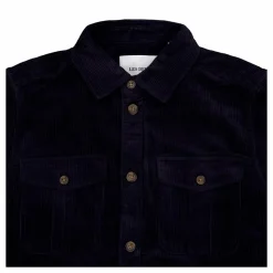 Les Deux Kody Heavy Corduroy Overshirt Dark
