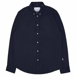 Les Deux Kristian Linen B.d. Shirt Dark