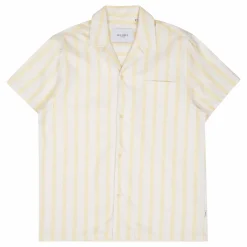 Les Deux Lawson Stripe Ss Shirt lemon Sorbet