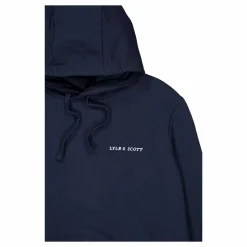 Loopback Embroidered Hoodie Z271 Dark Navy