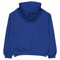 Loose Fit Badge Accent Hoodie Hbm Blue