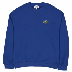 Loose Fit Badge Accent Sweatsh Hbm Blue