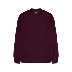 Lyle & Scott Crew Neck Lambswool Blend Jump Z638 Marl