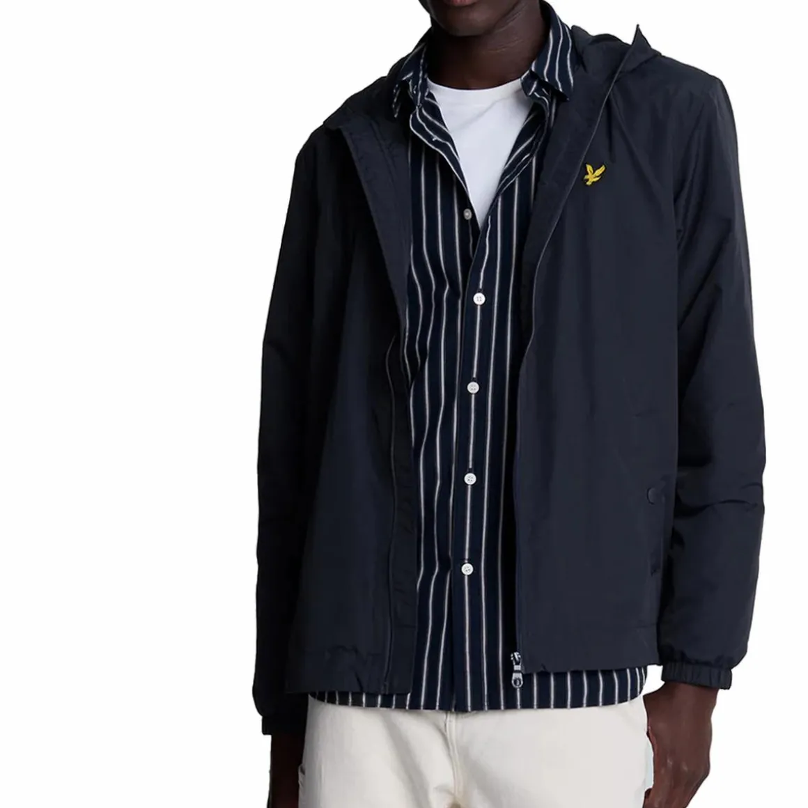 Lyle & Scott Zip Through Hooded Jacket Z271 Dark