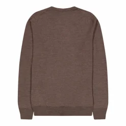 Lyle Light Merino Sweater E374 Walnut