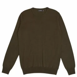 Lyle Merino Crew Neck Sweater Forest
