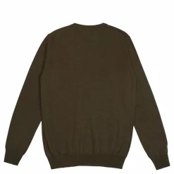 Lyle Merino Crew Neck Sweater Forest