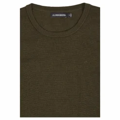 Lyle Merino Crew Neck Sweater Forest
