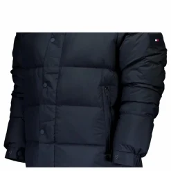 Mix Down Hooded Puffer Jacket