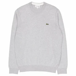 Monochrome Cotton Crew Neck Sw Cca Silver Chine