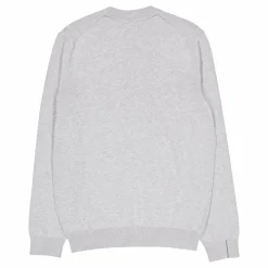 Monochrome Cotton Crew Neck Sw Cca Silver Chine